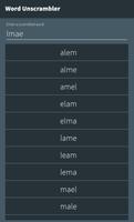 Word Unscrambler capture d'écran 2