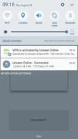 VPN - Unseen Online captura de pantalla 3