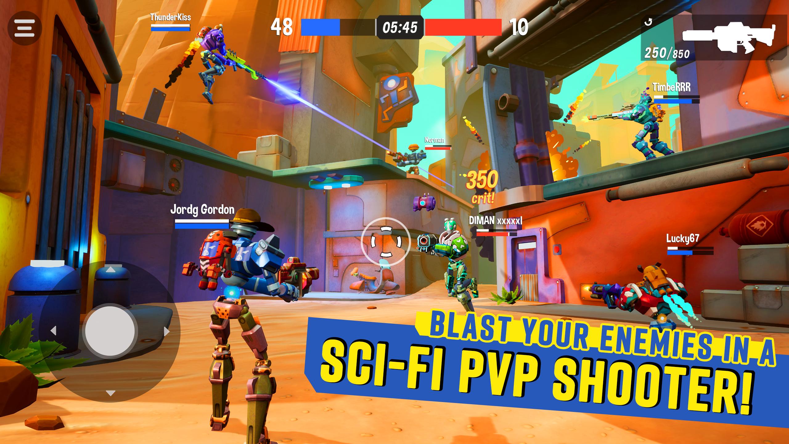 Blast Bots Blast Your Enemies In Pvp Shooter For Android - roblox bot download