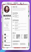 Resume Builder CV Maker & PDF Affiche