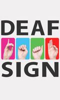 Deaf Sign Language - Learn Deaf Signs Affiche
