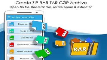 پوستر ZIP RAR Extractor: UnZIP UnRAR