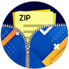 Easy Unzip, UnRar- File Rar/zip Extractor icône