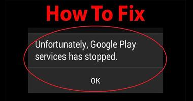 फिक्सइट Google Play सेवाएँ रुक गई और अपडेट स्क्रीनशॉट 2