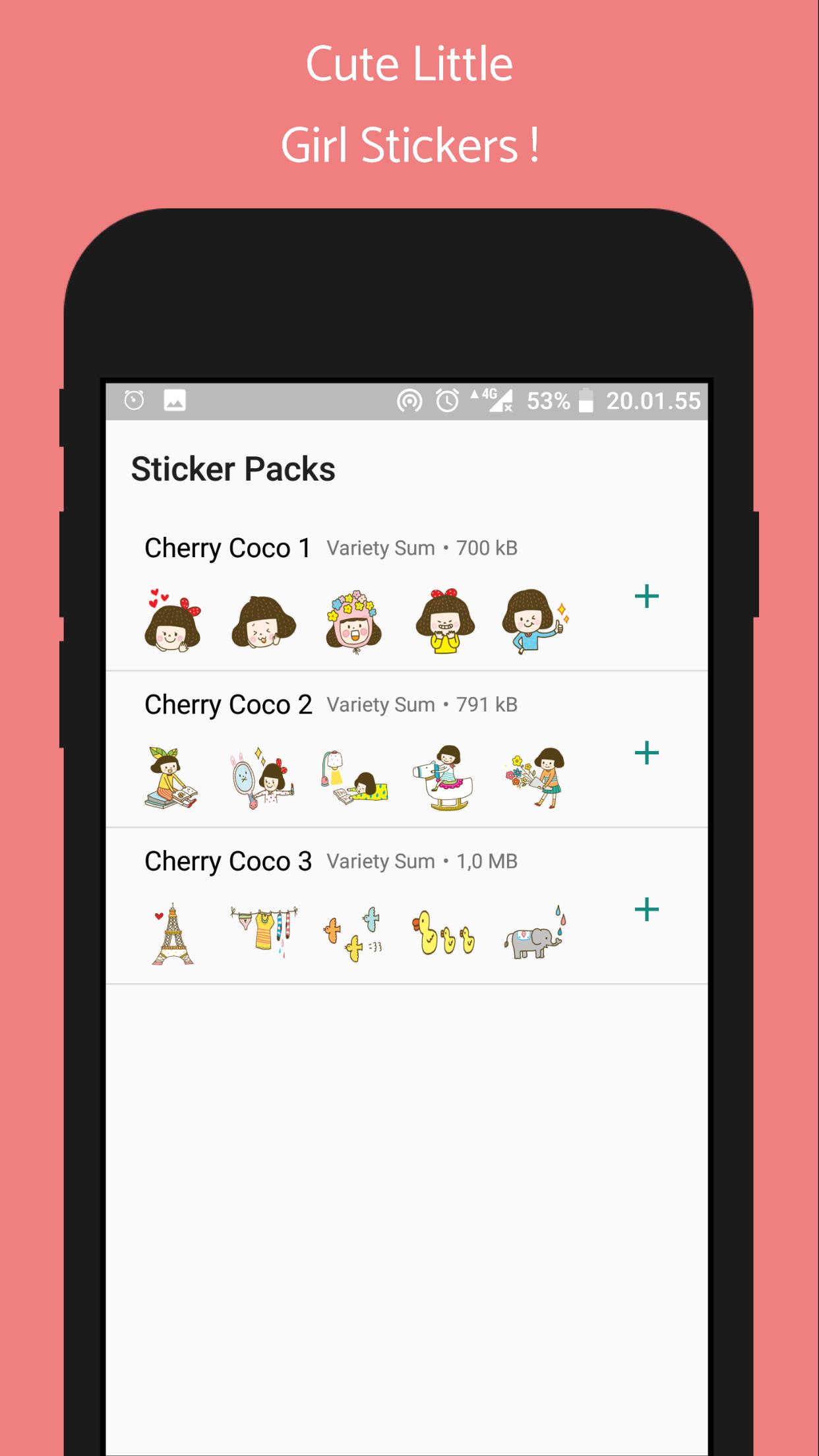 Cherry Coco Stickers For Whatsapp APK for Android Download