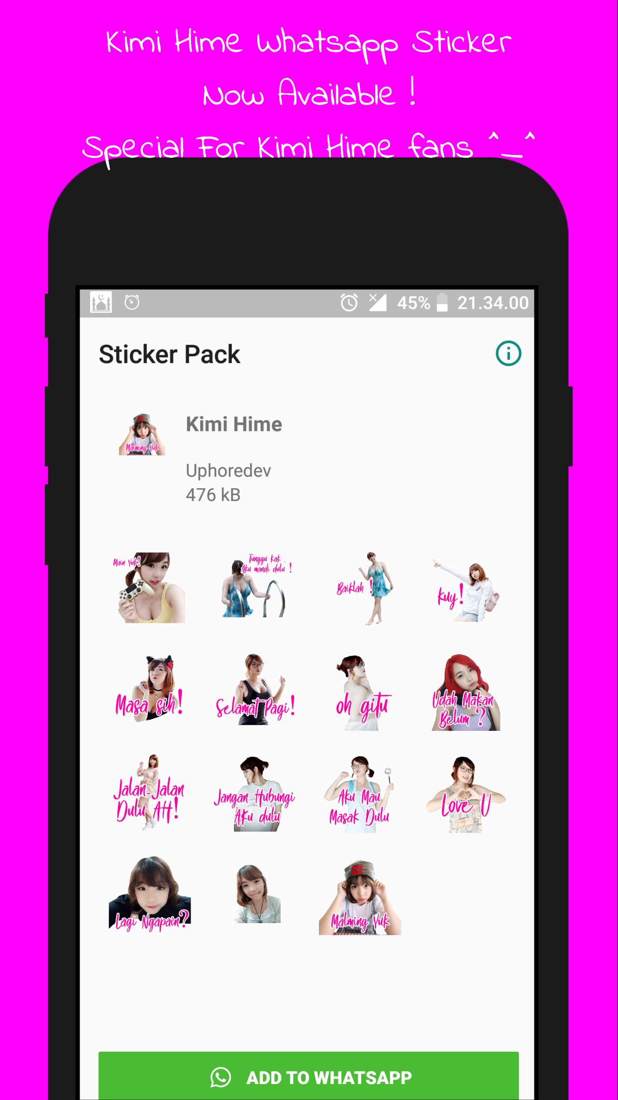 Kimi Hime Sticker For Whatsapp Fans Art For Android Apk Download