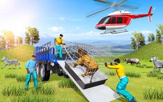 Wild Animals Rescue Simulator - Transport Game Affiche