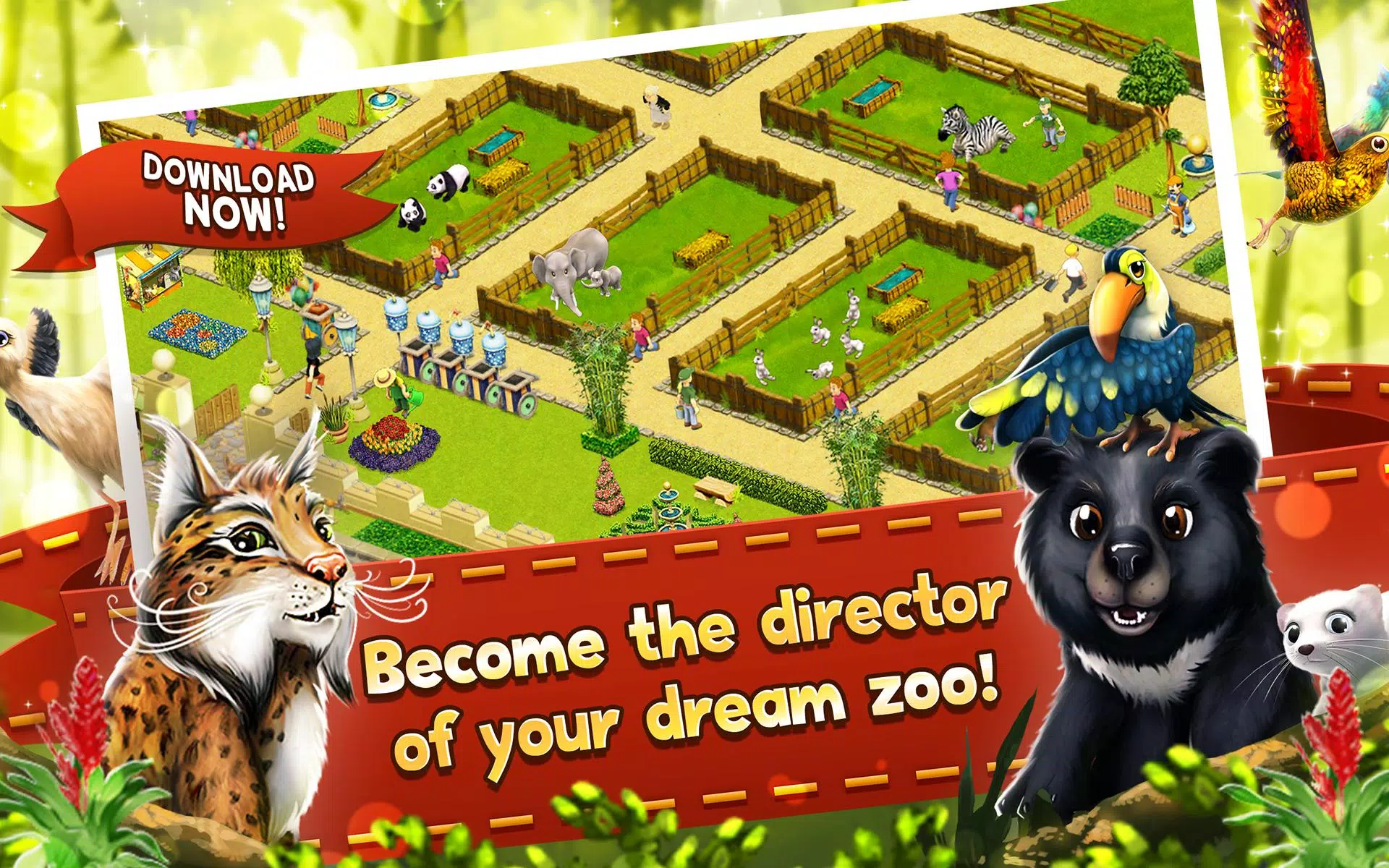 Wild Zoo Animals Quiz Fun App - Baixar APK para Android