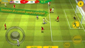 1 Schermata Striker Soccer Brasile