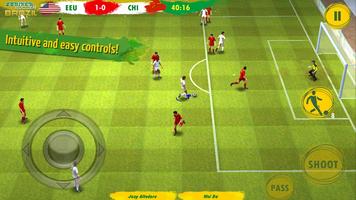 Striker Soccer Brazil Ekran Görüntüsü 1