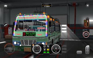 bus hors route jeux 3d. Affiche