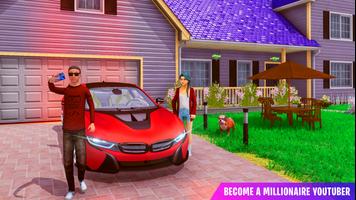 Youtuber Simulator Family life ảnh chụp màn hình 1