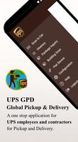 UPS Global Pickup & Delivery الملصق
