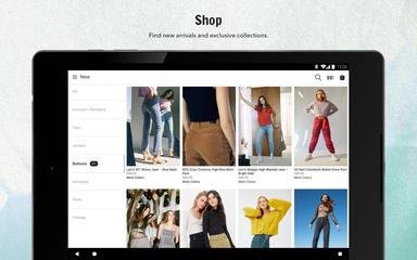 برنامه‌نما Urban Outfitters عکس از صفحه