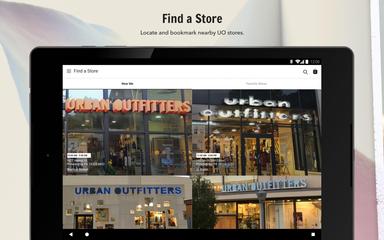 برنامه‌نما Urban Outfitters عکس از صفحه