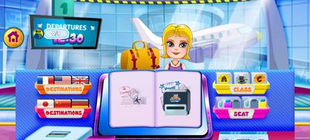 Airport Flights Simulation Cartaz