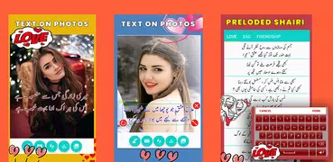 Write Urdu On Photos - Shairi