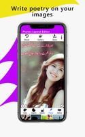 Desain semua bahasa pos, foto editor & stiker poster