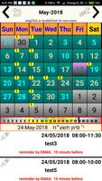 month Calendar widget 海報
