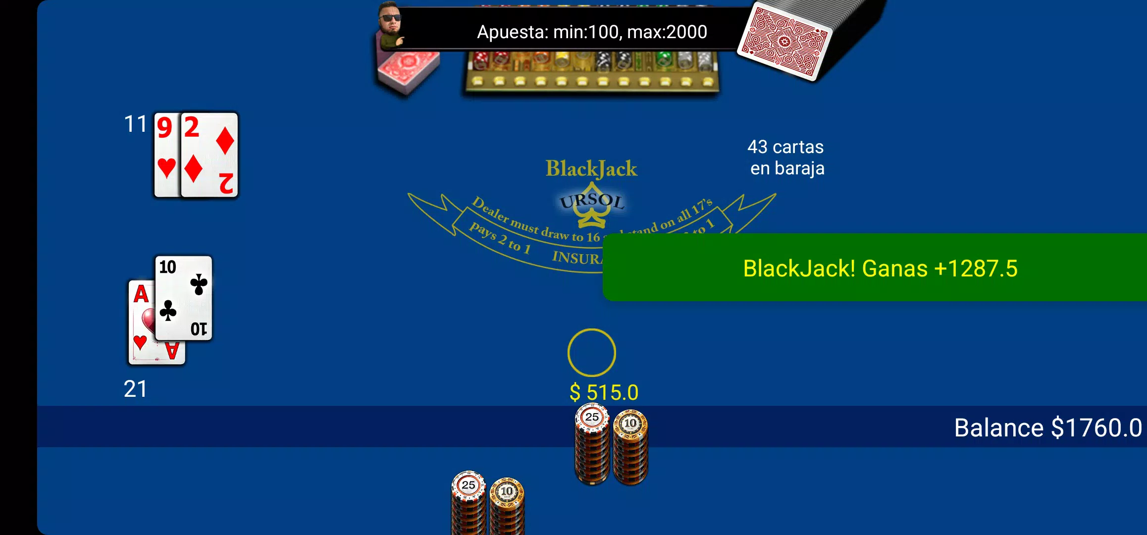 Black jack Argentina