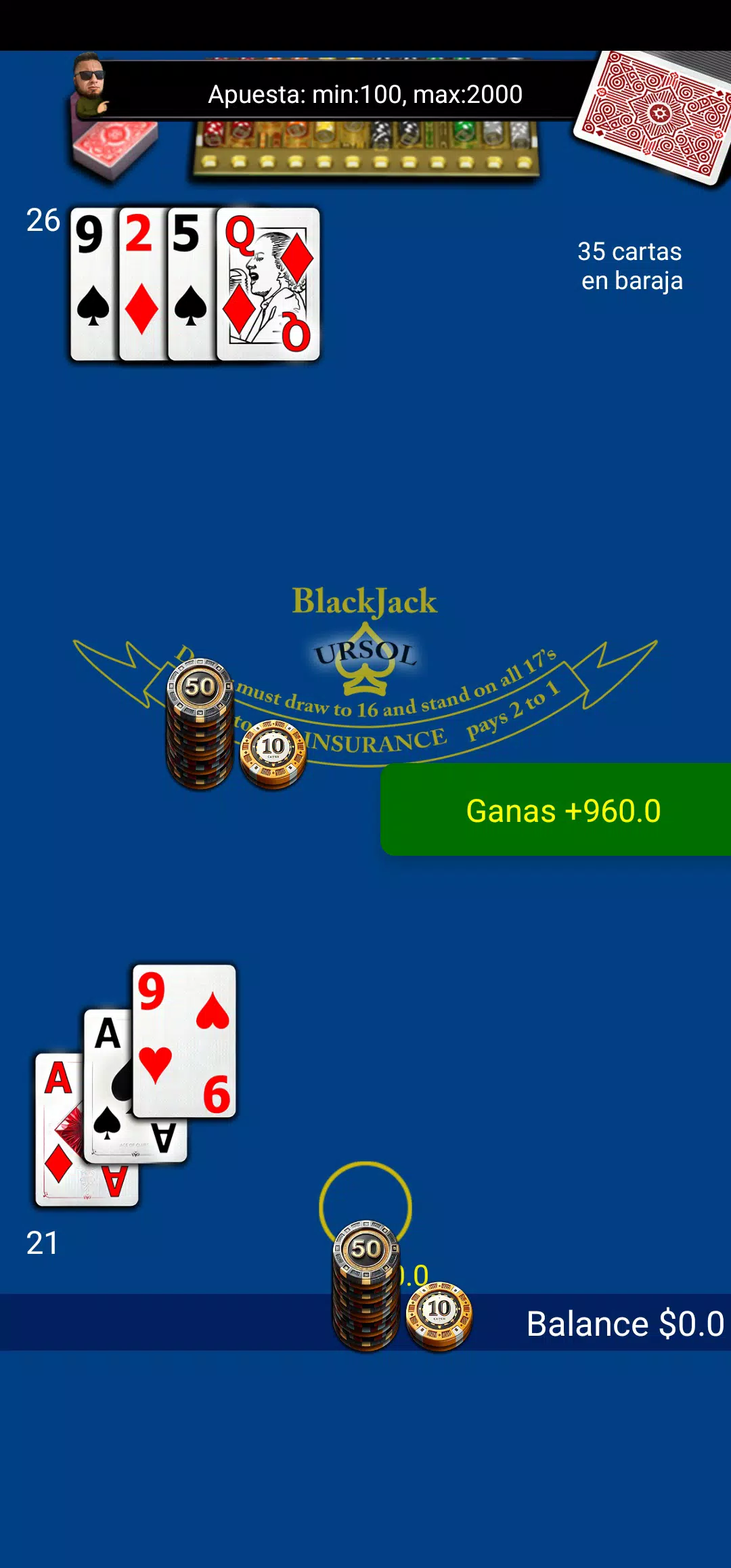Black jack Argentina