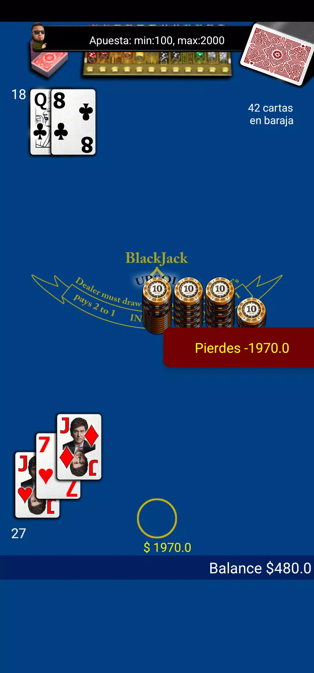 Black jack Argentina