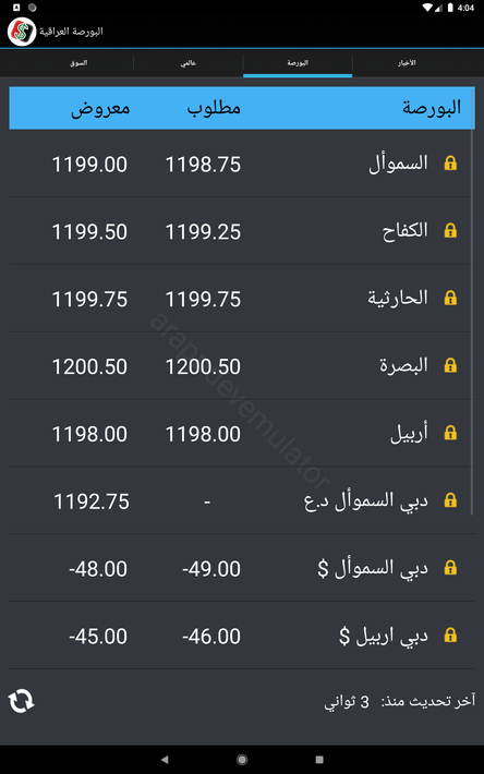 البورصة العراقية screenshot 10