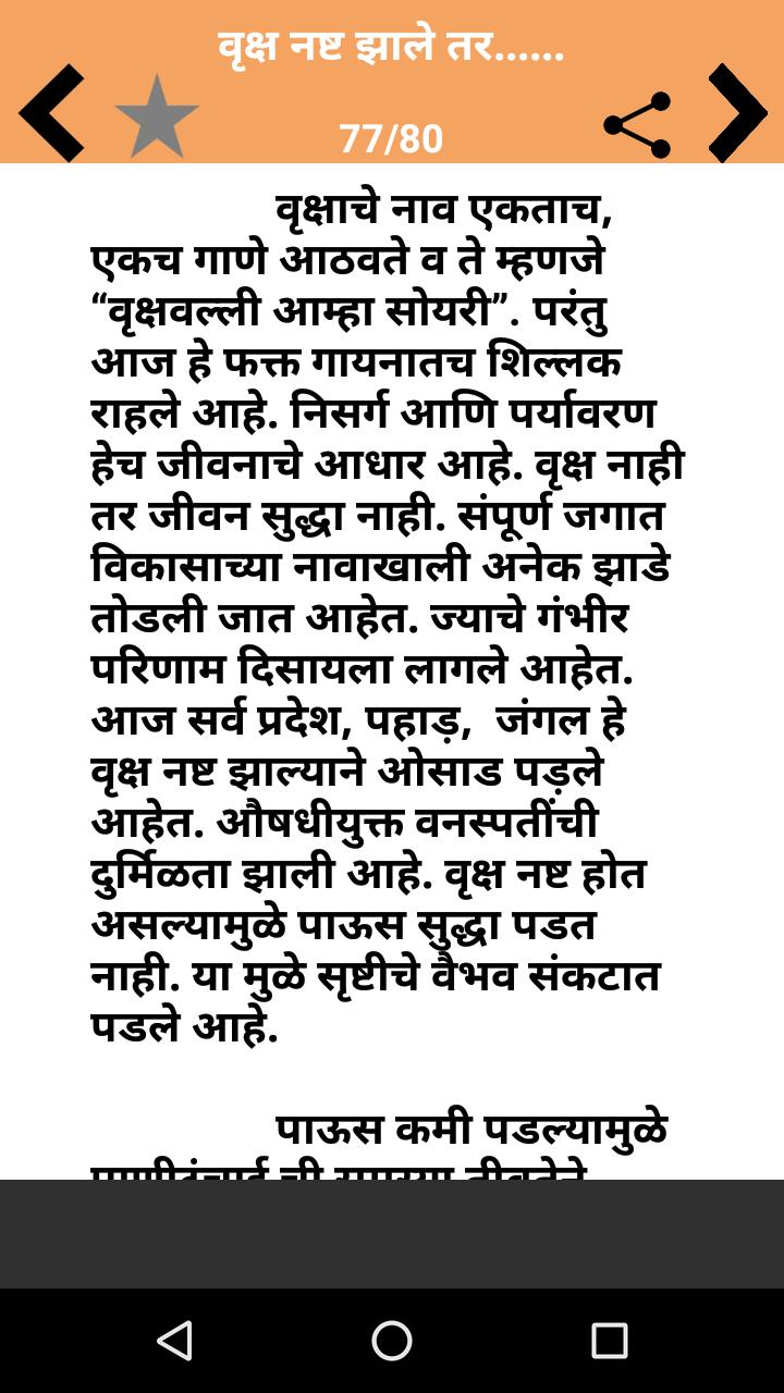 Me Pakshi Zalo Tar Atmakatha Marathi Nibandh l मराठी निबंध for Android - APK Download