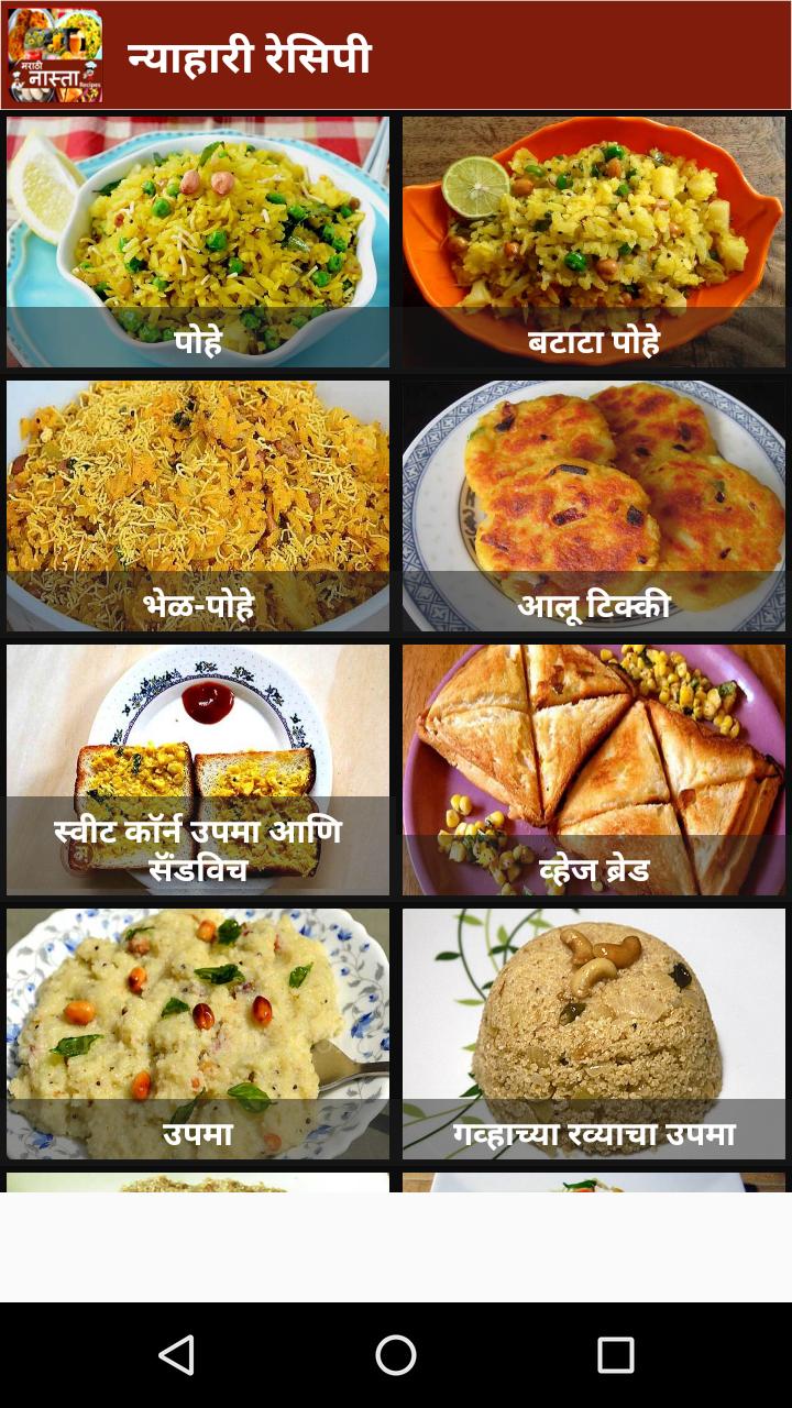 Descargar Marathi Breakfast Recipes APK Última Versión 1.9 para Android