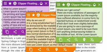 Clipper: Floating Clipboard