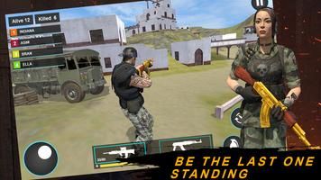 US Army Free Firing Battleground Survival Squad ポスター