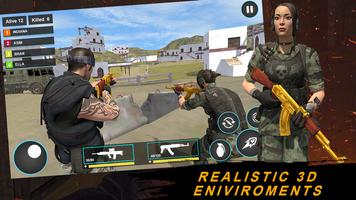 US Army Free Firing Battleground Survival Squad imagem de tela 2