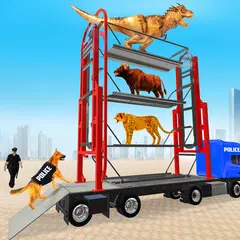 US Police Multi Level Animal Transporter Truck APK 下載