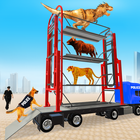 US Police Multi Level Animal Transporter Truck アイコン