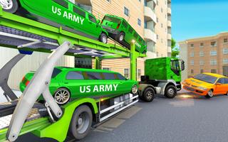 US Army Limo Transporter Truck Simulator ảnh chụp màn hình 1