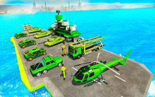 Army Car Transport Driving Sim ポスター