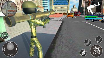 US Army Stickman Counter Rope Hero 3D स्क्रीनशॉट 3