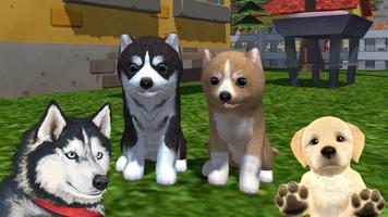 Wild Dog Cute Puppy Simulator captura de pantalla 3