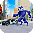 Police Robot Transformation: Panda Robot Game Zeichen