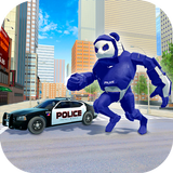 Police Robot Transformation: Panda Robot Game icône