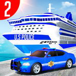 Us Police Car Transporter Truck Driving Simulator icon