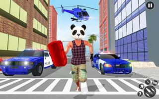 US Police Panda Rope Hero:Police Attack Game screenshot 2