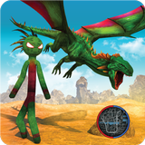 Dragon Stickman Shooting Games icono