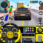 US Taxi Driving Game कार गेम आइकन