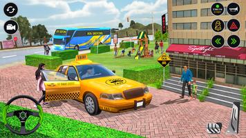 US Taxi Car Driving Simulator screenshot 1