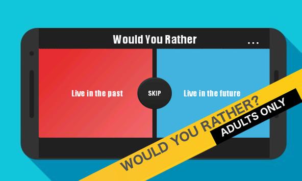 Would You Rather? Adults poster