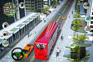 Coach Bus Driving Simulator 3D captura de pantalla 2