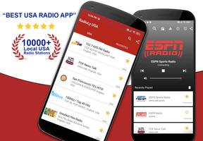 RADIO USA: AM, FM, Radio Tuner постер