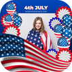 USA Independence Photo Frame