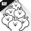 Usagyuuun GIF Animated Sticker for WA-APK